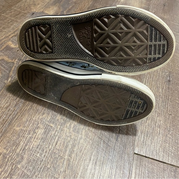 VGUC Converse Chuck Taylor All Star camp rainbow blue sneakers size 12 - Picture 4 of 8